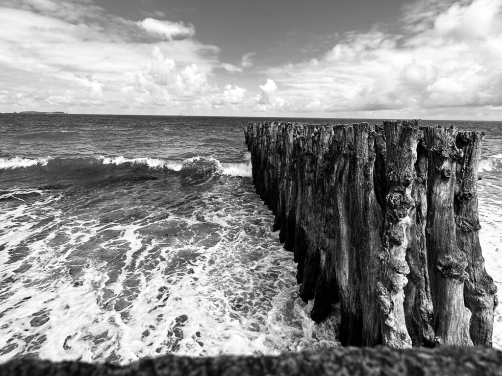 La Plage du Sillon, soumise à la volonté des vagues