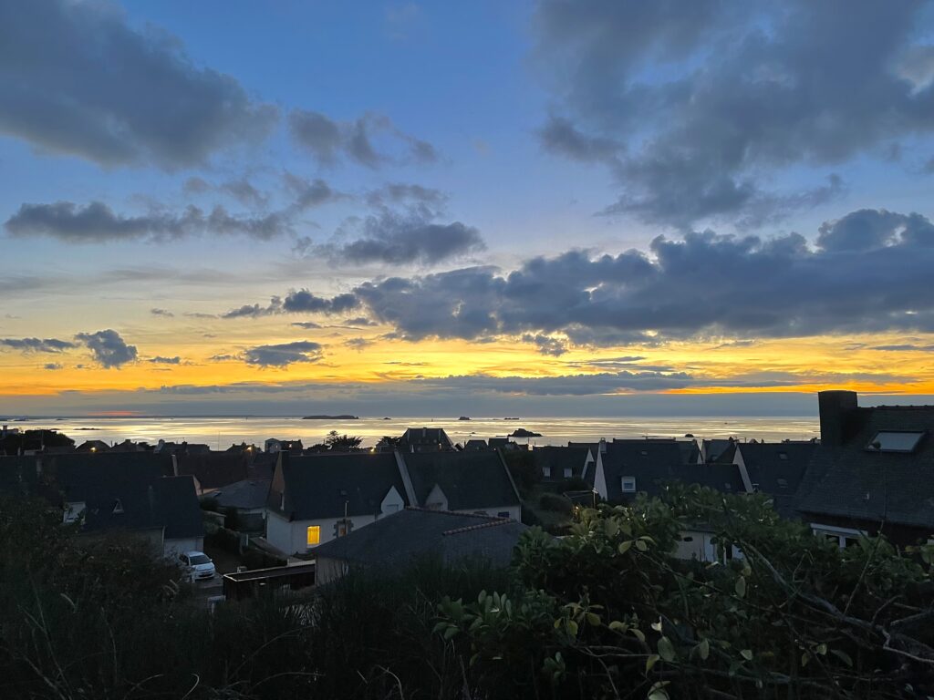 Coucher de soleil sur Paramé