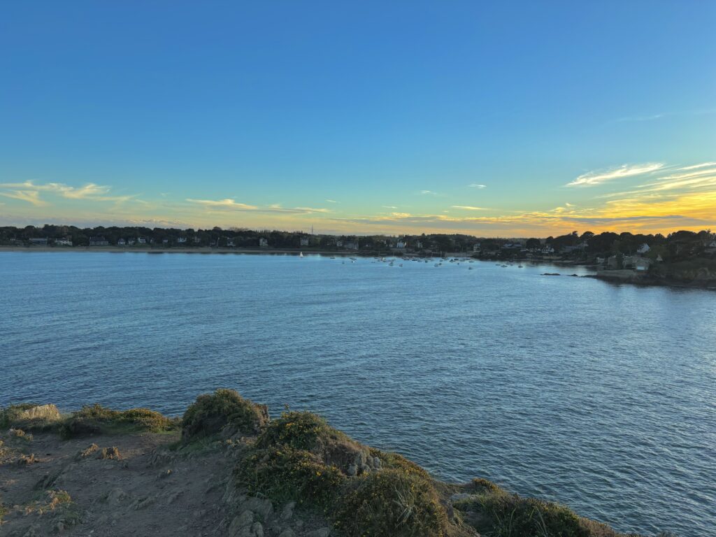 Le Havre de Rothéneuf depuis l'Île Besnard