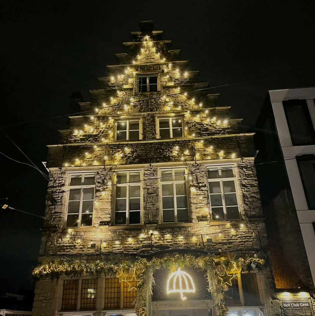 Gand sous les lumières des fêtes